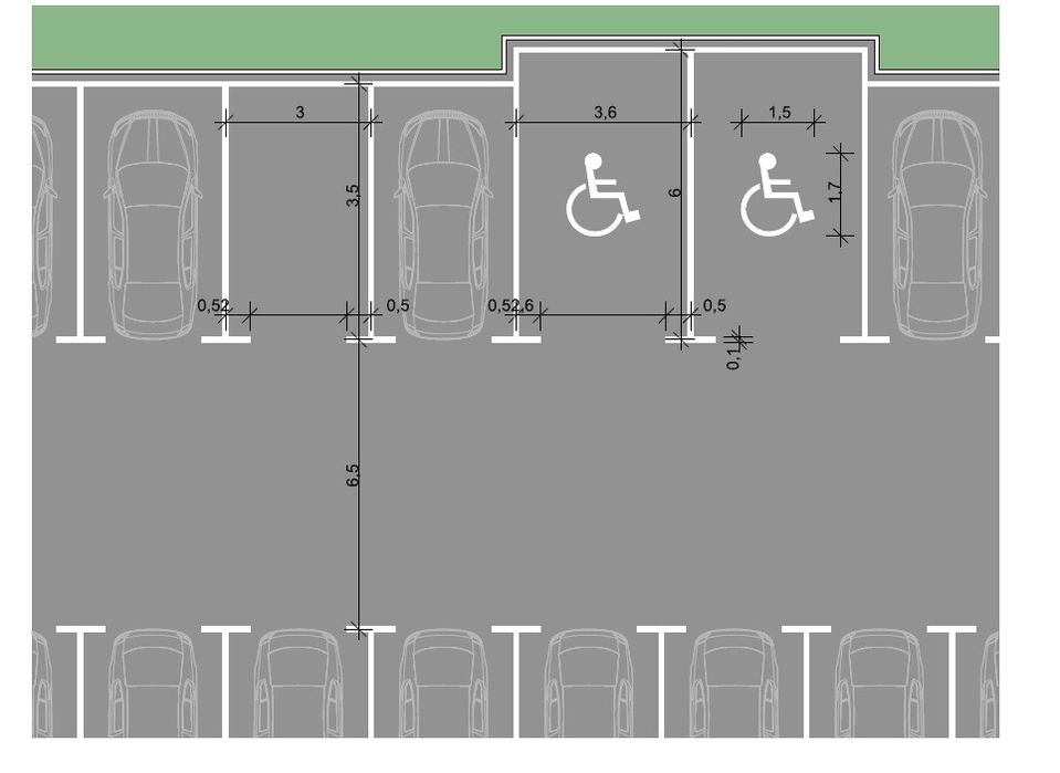 Разметка паркинга
