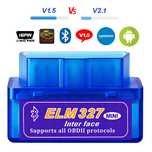 Диагностика за автомобили OBD2 ELM 327 V 1.5 Bluetooth Android