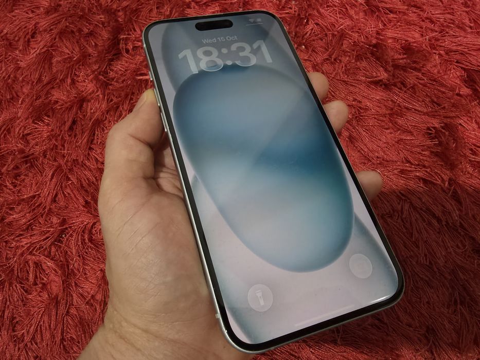 -Iphone 15Plus, Blue, 128Gb, 8Ram, bat: 85%, doar telefonul, stare foa