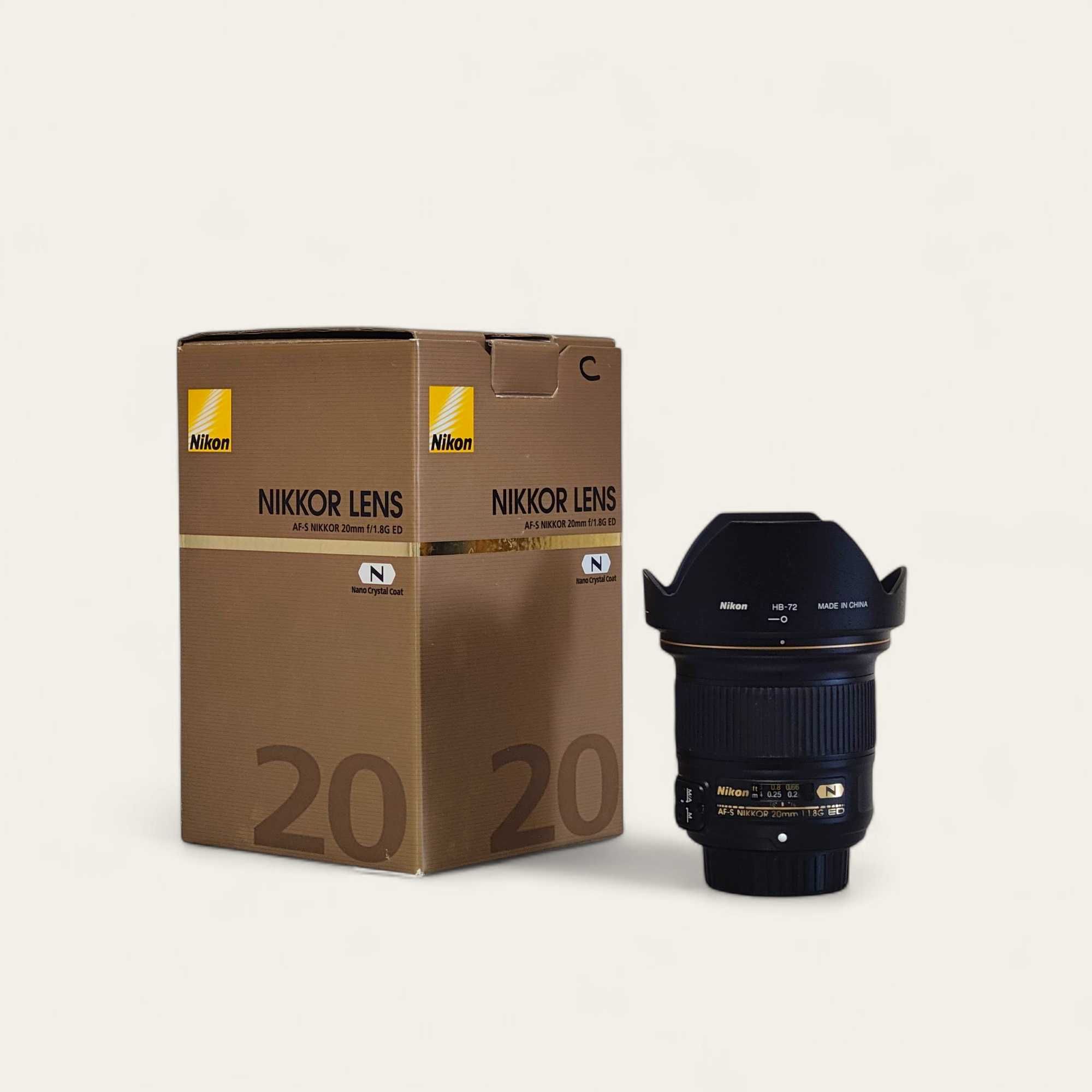 Nikon 20mm f/1.8G ED AF-S Nikkor DSLR
