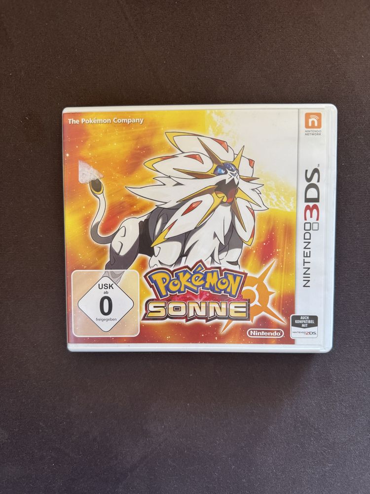 Pokemon  Sonne (Sun) Nintendo 3DS- ПЪЛЕН КОМПЛЕКТ КАТО НОВА