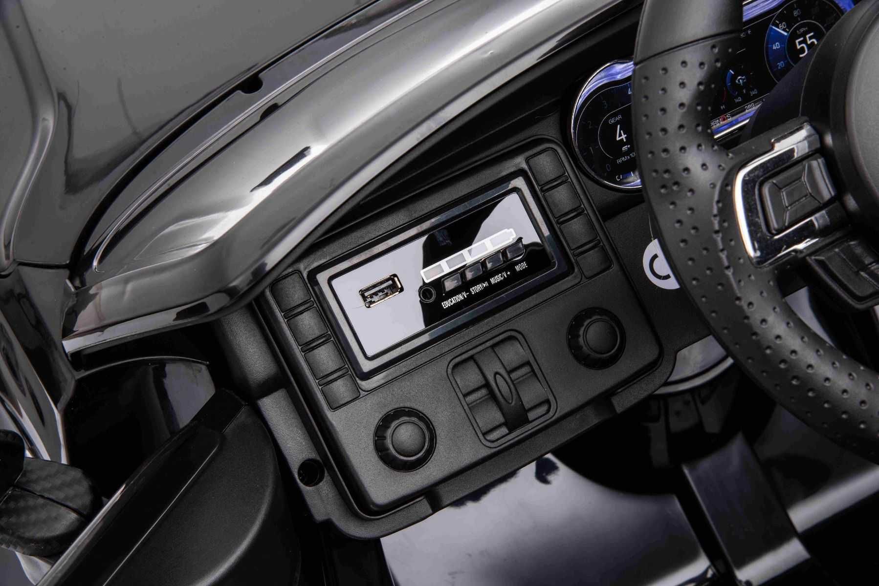 Masinuta electric Ford Mustang 24V 2x55W Drift Version #Black