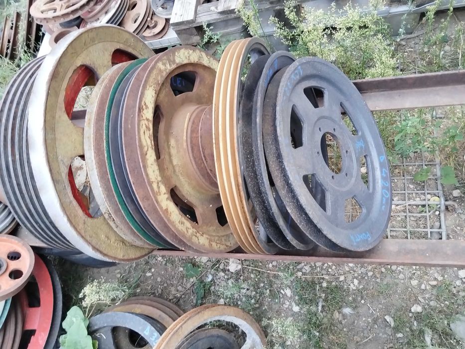 Fulie cu diametrul mare 2 curele