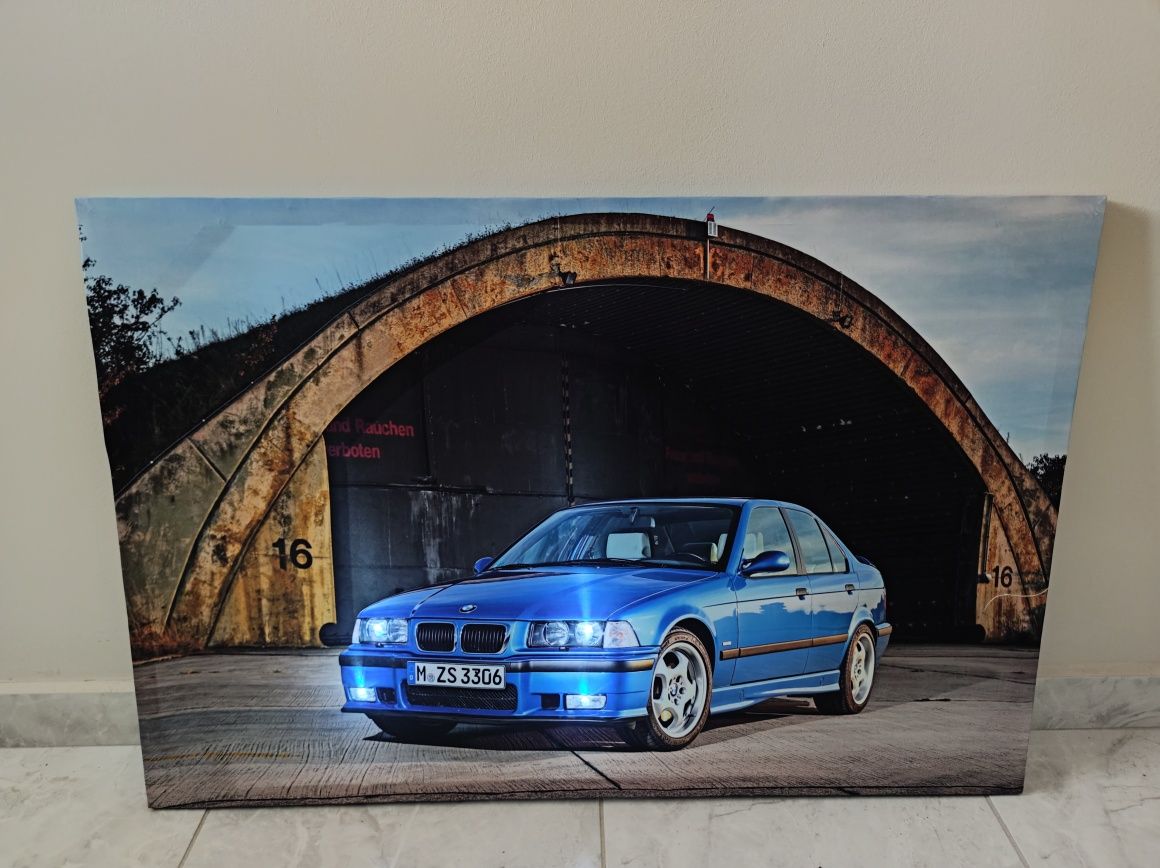 Светеща картина с LED осветление - BMW E36 M power