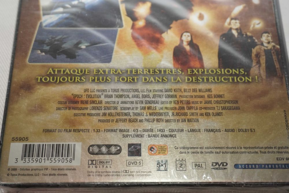Чисто Нов Филм Alien Evolution 2 Limited Edition DVD PAL French Audio