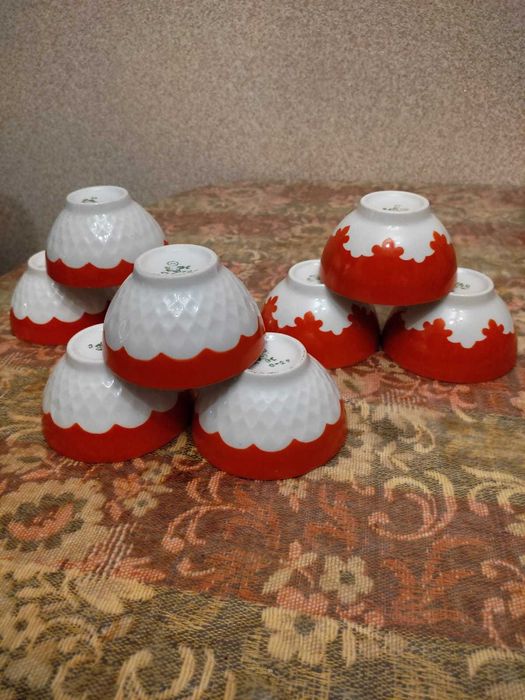 Кесе Пиалы Пиала СССР советские Фигурные Орнамент новые Диаметр 10 см