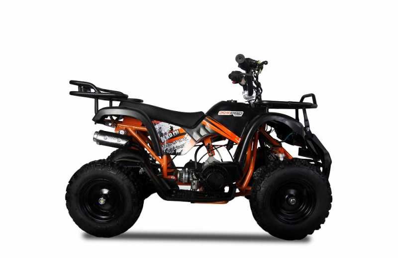 Atv Mini Kxd Model Mk6  Hummer 49Cc Cu Pornire La Buton +Faruri led