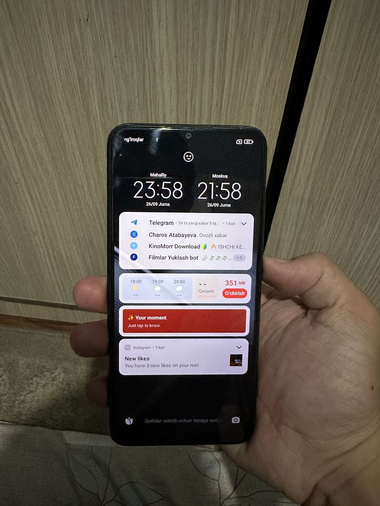 Redmi 9 yaxshi holatda