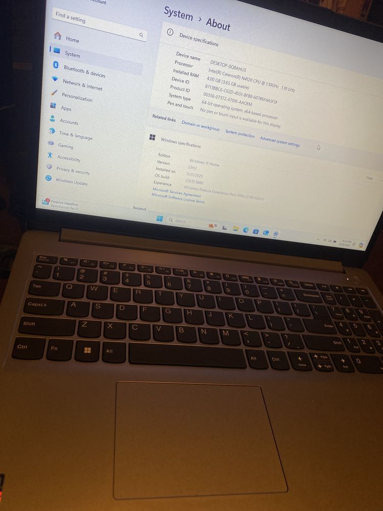 Lenovo ideapad 1 15IJL7