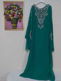 Abaya yashil rang