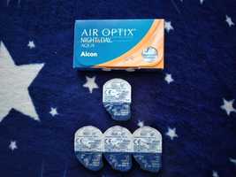 Alcon Air Optix Night & Day Aqua lunare, 4 lentile, dioptrie -3