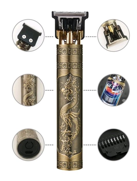 Mașină de Tuns Trimmer Barber hair clipper remarcabilă usb