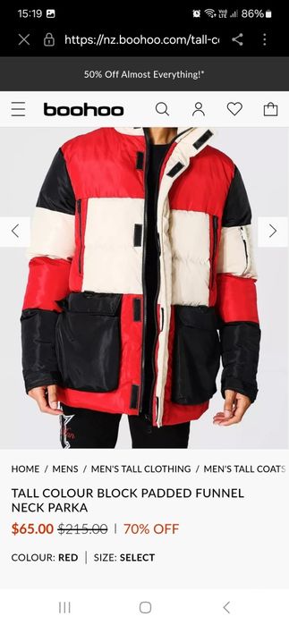 Geacă bărbați BoohooMan,nouă ,L-XL