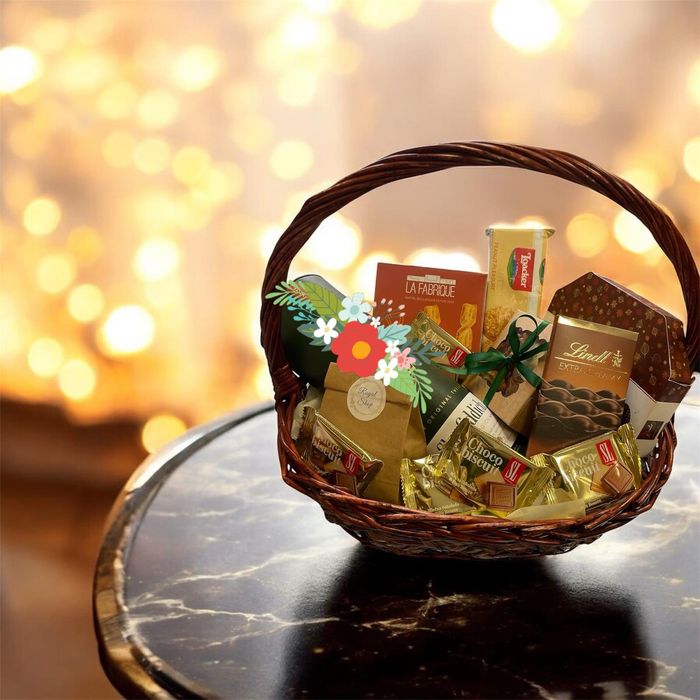 Подаръчна коледна  кошница