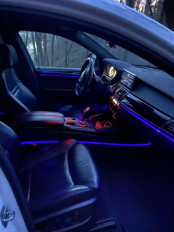 Kit lumini ambientale 18 in 1 acrilice bluetooth pentru Bmw