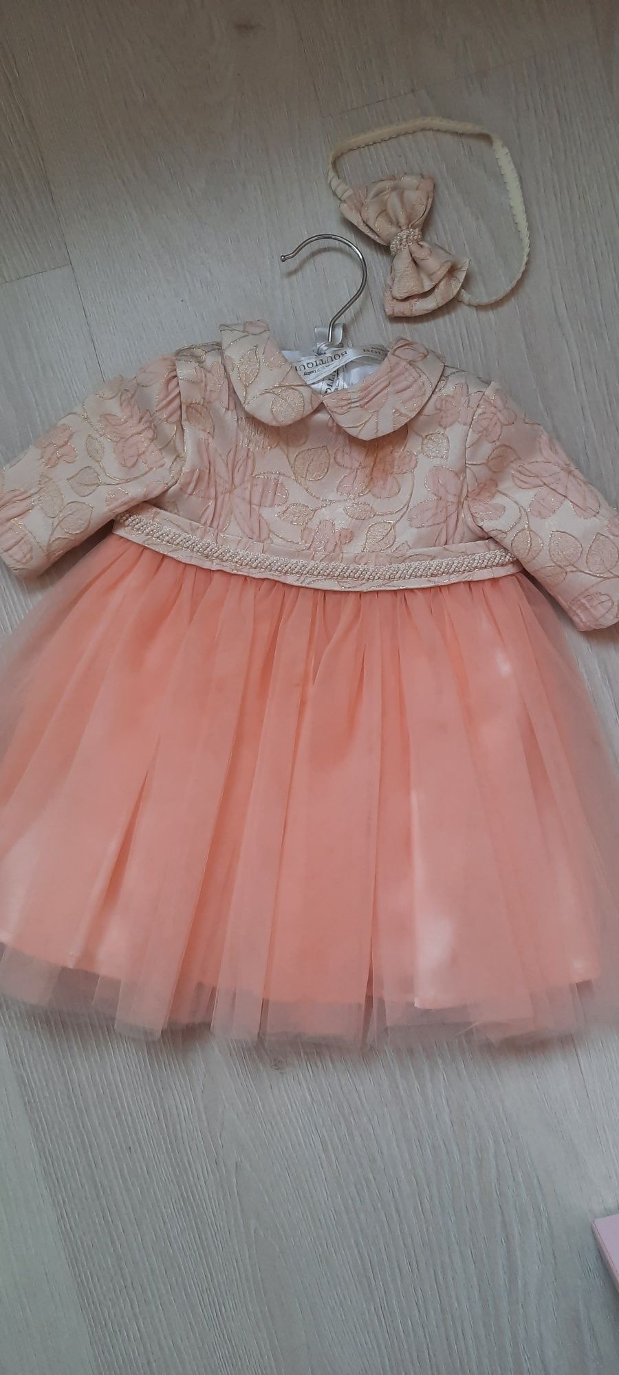 Rochita bebe fetita eleganta 0-6 luni