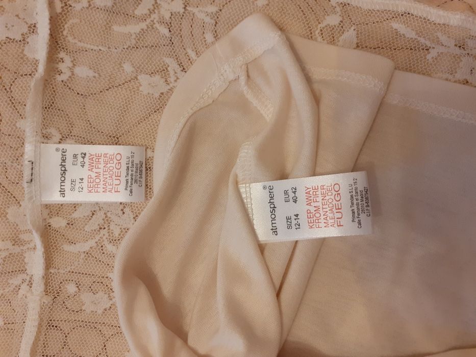 Bluza Atmosphere noua marime 40-42 alb-crem