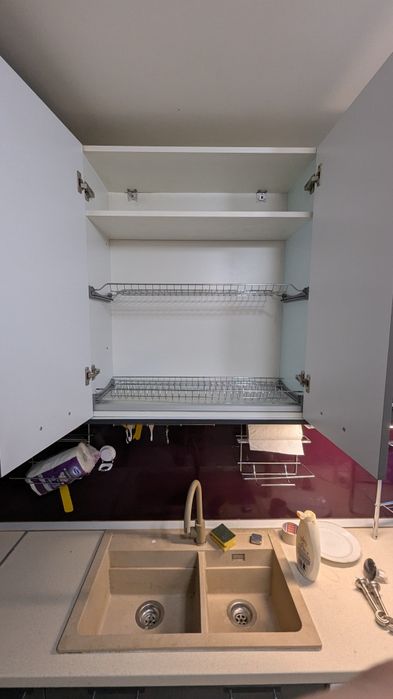 Mobilă bucătărie, cu blat pe colț, 300x250 cm