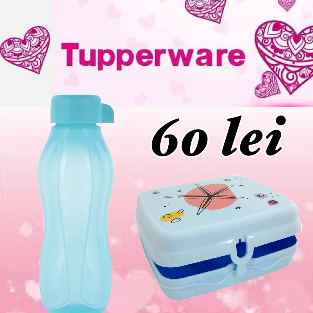 Set Pahar NC cu tartă Tupperware