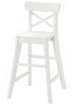 Дървено детско столче INGOLF IKEA, вече и в БЯЛ цвят