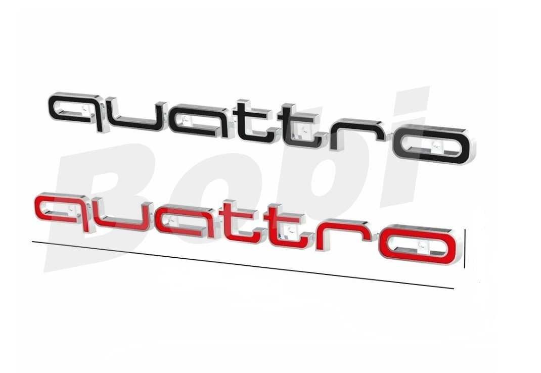 QUATTRO AUDI Емблема Предна Броня Решетка Ауди A3 A4 A5 A6 A7 A8 RS S3