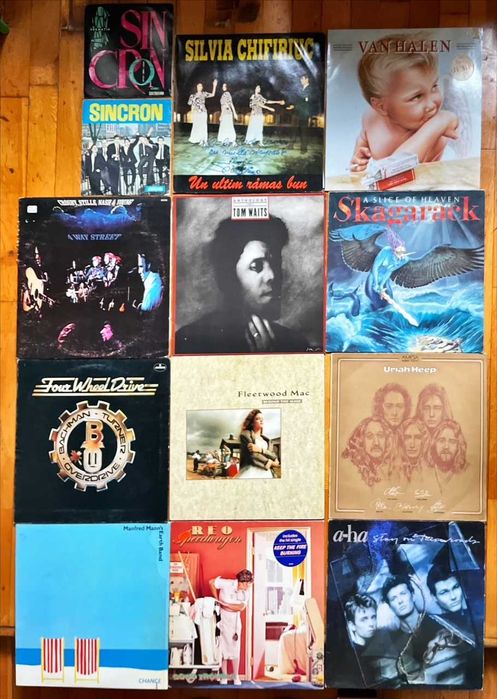 Col viniluri: Sincron, Chifiriuc, Van Halen, CSNY, Waits, a-ha, Cicero