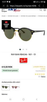 Vând ochelari Ray Ban RB4246