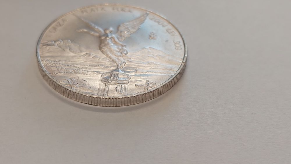 Сребърна Монета Onza Plata Pura 2004 грамаж 31.19 гр. чистота 999