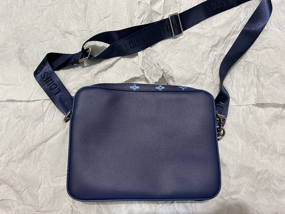 Geanta Borseta piele Louis Vuitton Trio Messenger