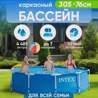 INTEX каркасный бассейн 305×76 basseyn baseyn baseyin basein