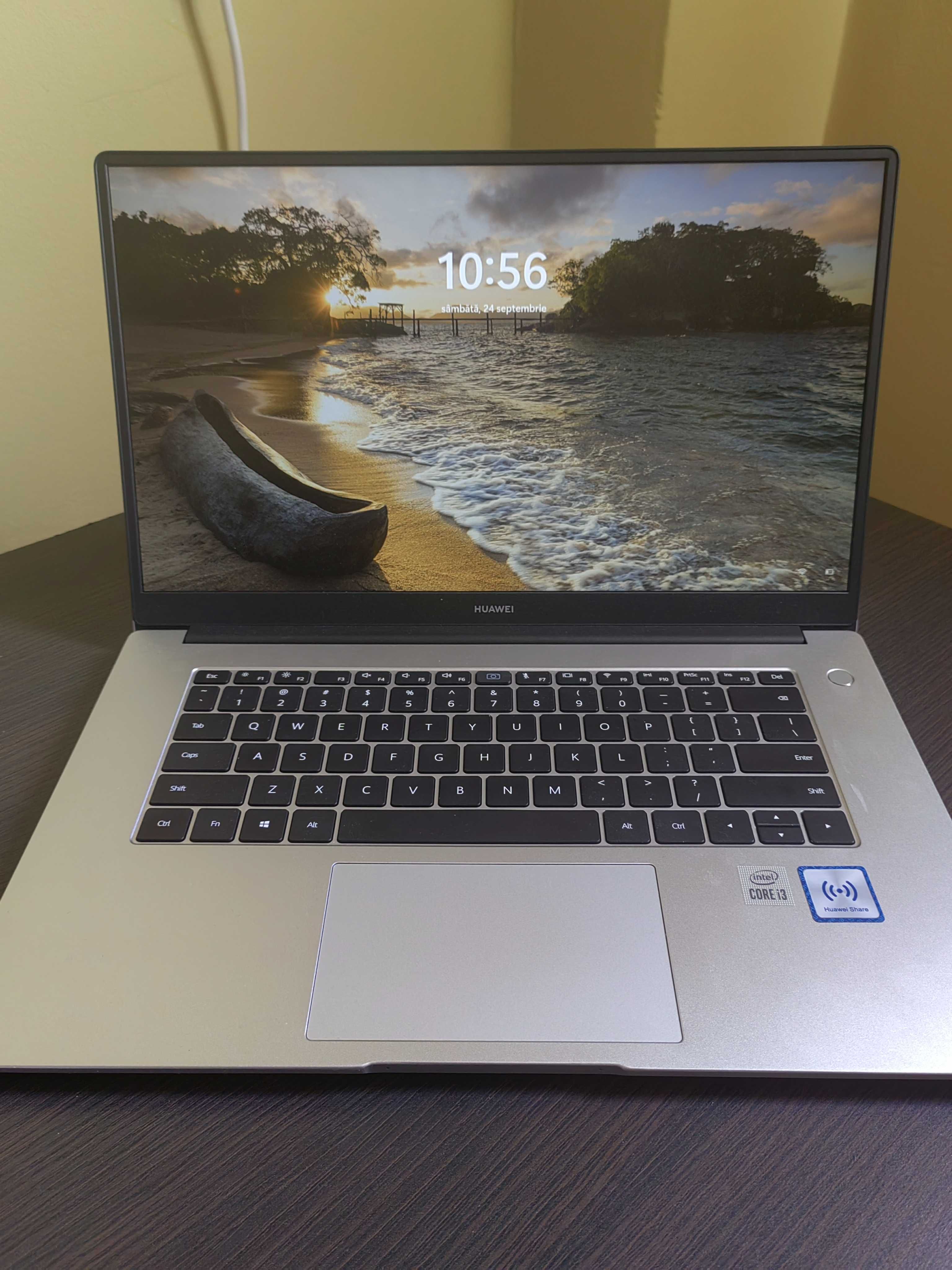 Laptop HUAWEI MateBook D15, 2021, Windows 11 Home, Ghiozdan Gratis