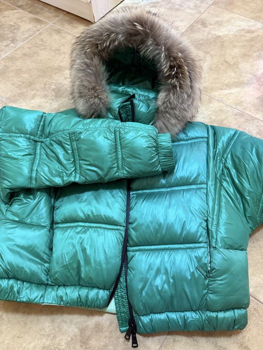 Дамско яке с естествен косъм