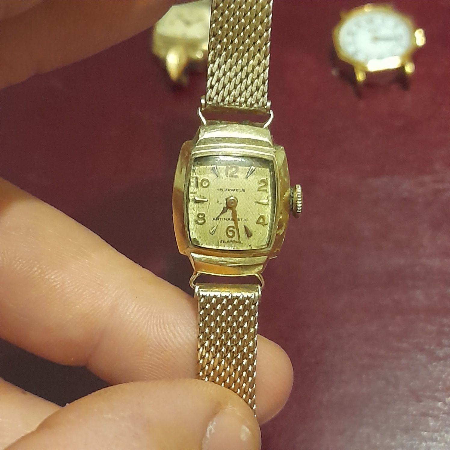 6 ceasuri damă...placate cu aur 18k