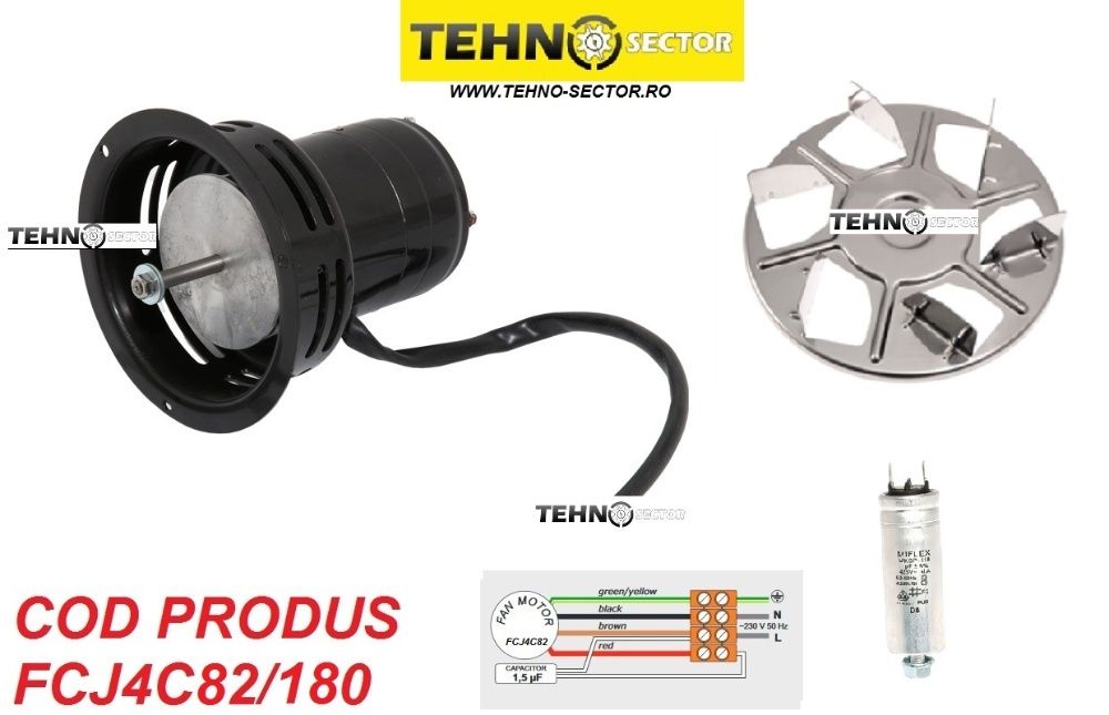 Ventilator FCJ4C82S Attack Ferroli Atmos Bosch Dakon  3 ANI GARANTIE