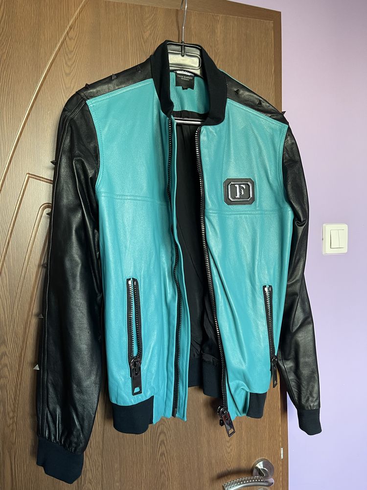 Fred Hardie Luxury Яке от Естествена кожа Varsity Jacket Diesel Nike