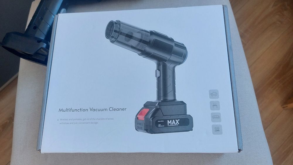 Aspirator și suflanta 2in1 pentru  casa și auto portabil cu acumulator