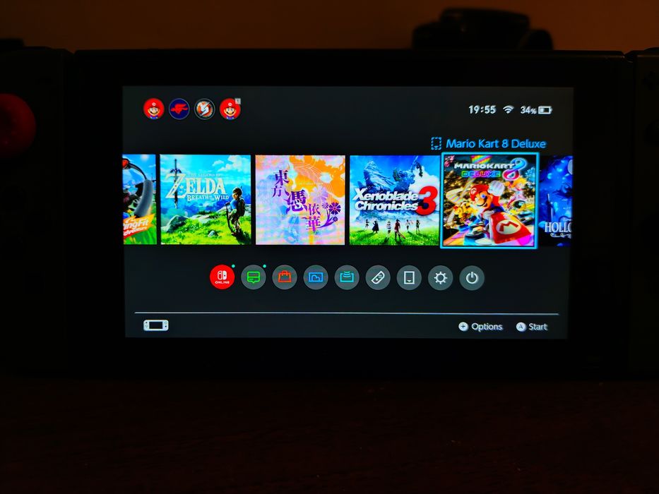Nintendo Switch v2 modat + jocuri