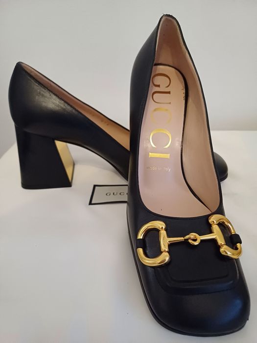 GUCCI 75 mm Horsebit Embellished Pump – размер 38