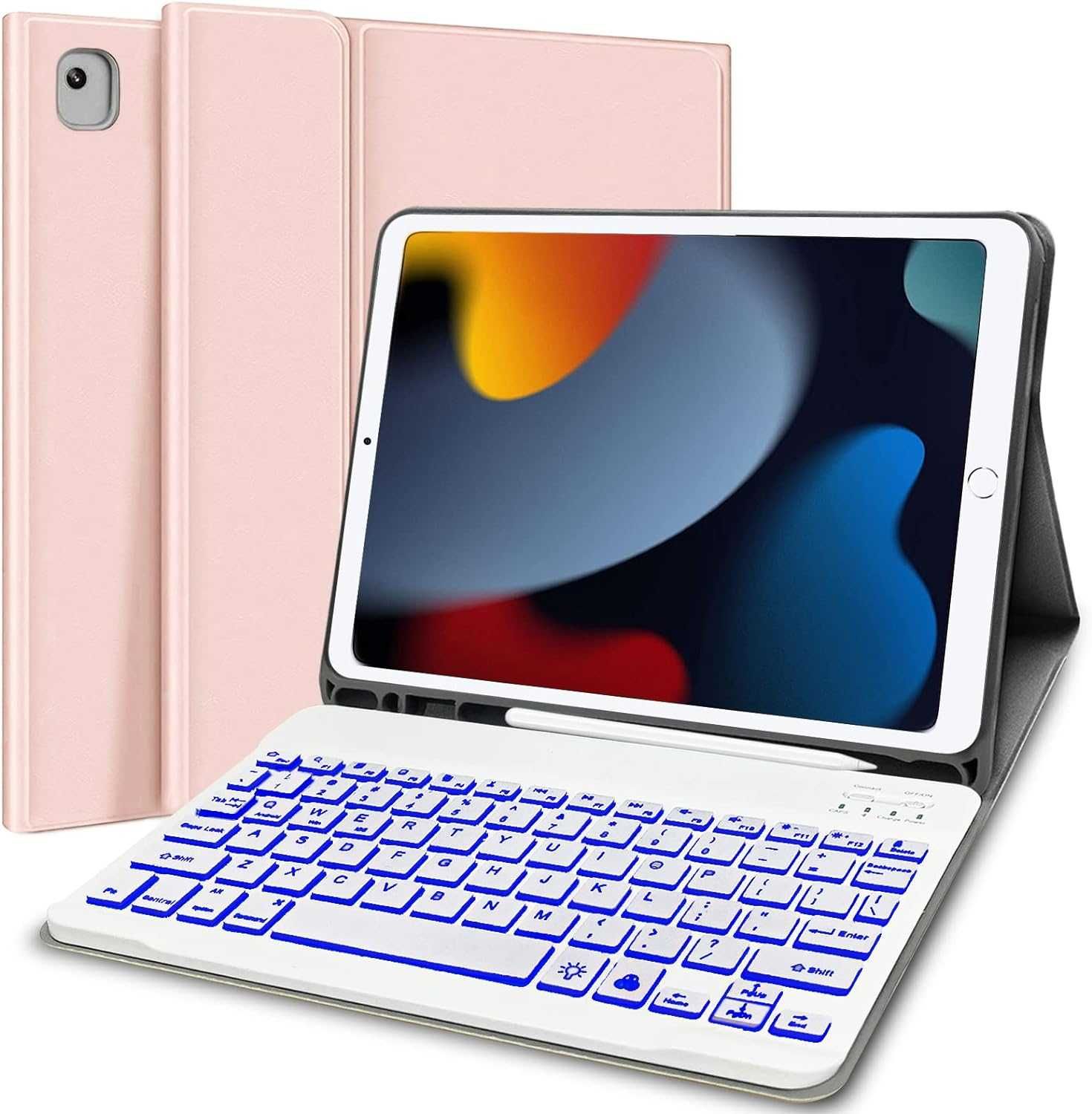 Husă cu tastatură Bluetooth Lachesis iPad 10.2 2019 suport stilou