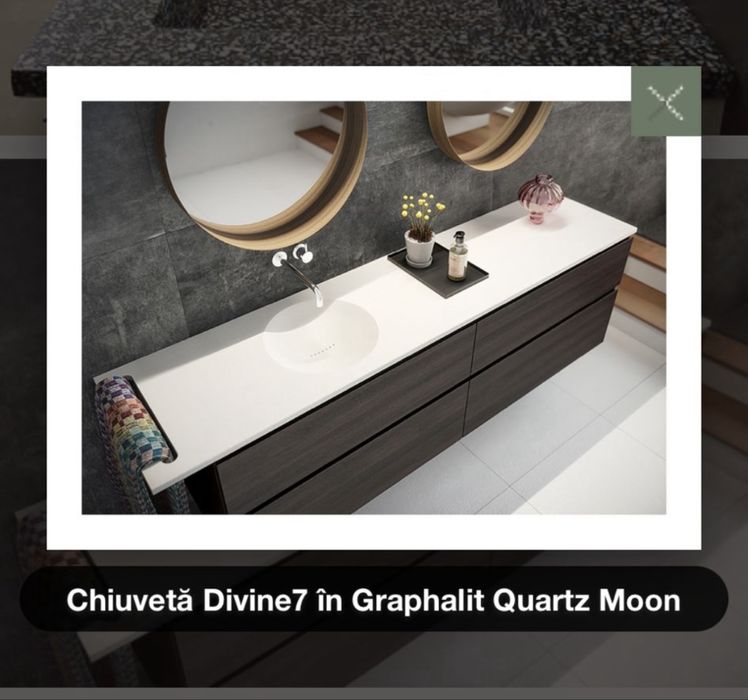 Chiuveta Kuma design nordic Quartz