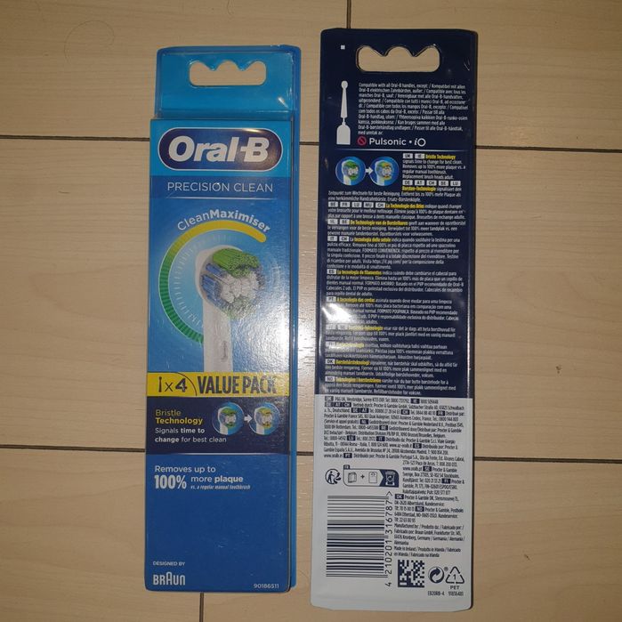 Set 4 rezerve Oral B precision clean sigilat