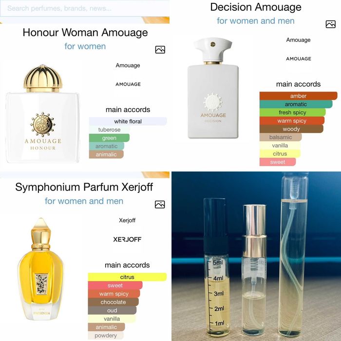 Три отливки от полулярни нишови парфюми