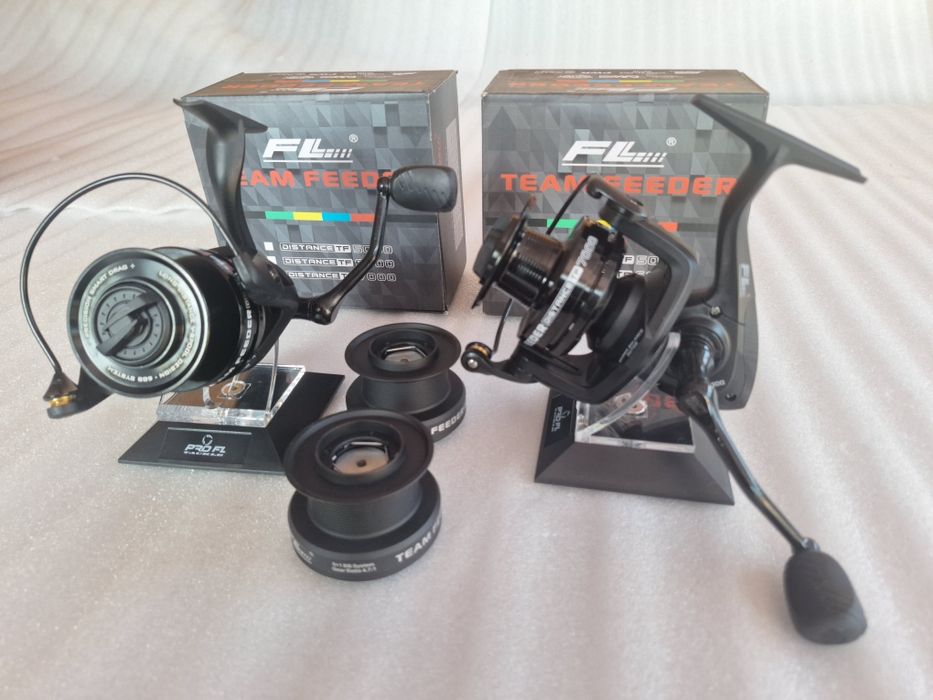 Set 2 mulinete Team Feeder 7000 5 +1 rulmenti