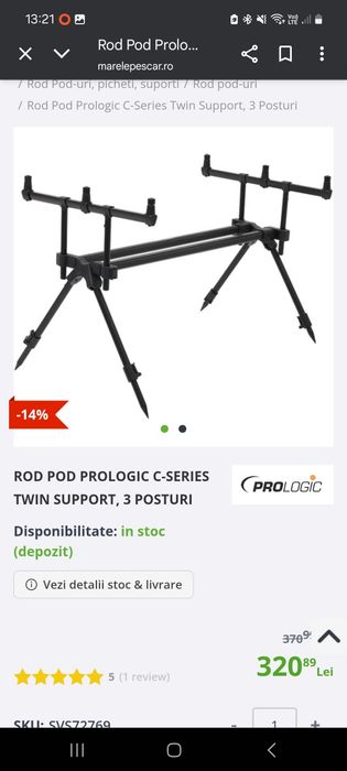 Tod pod prologic c-series twin pod cu 3 posturi