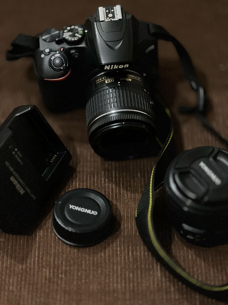 Nikon D3500+Объектив 50мм