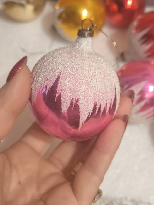 Lot globulețe vechi din sticla