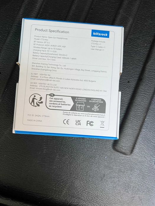 Căști mini CT3 Open Ear