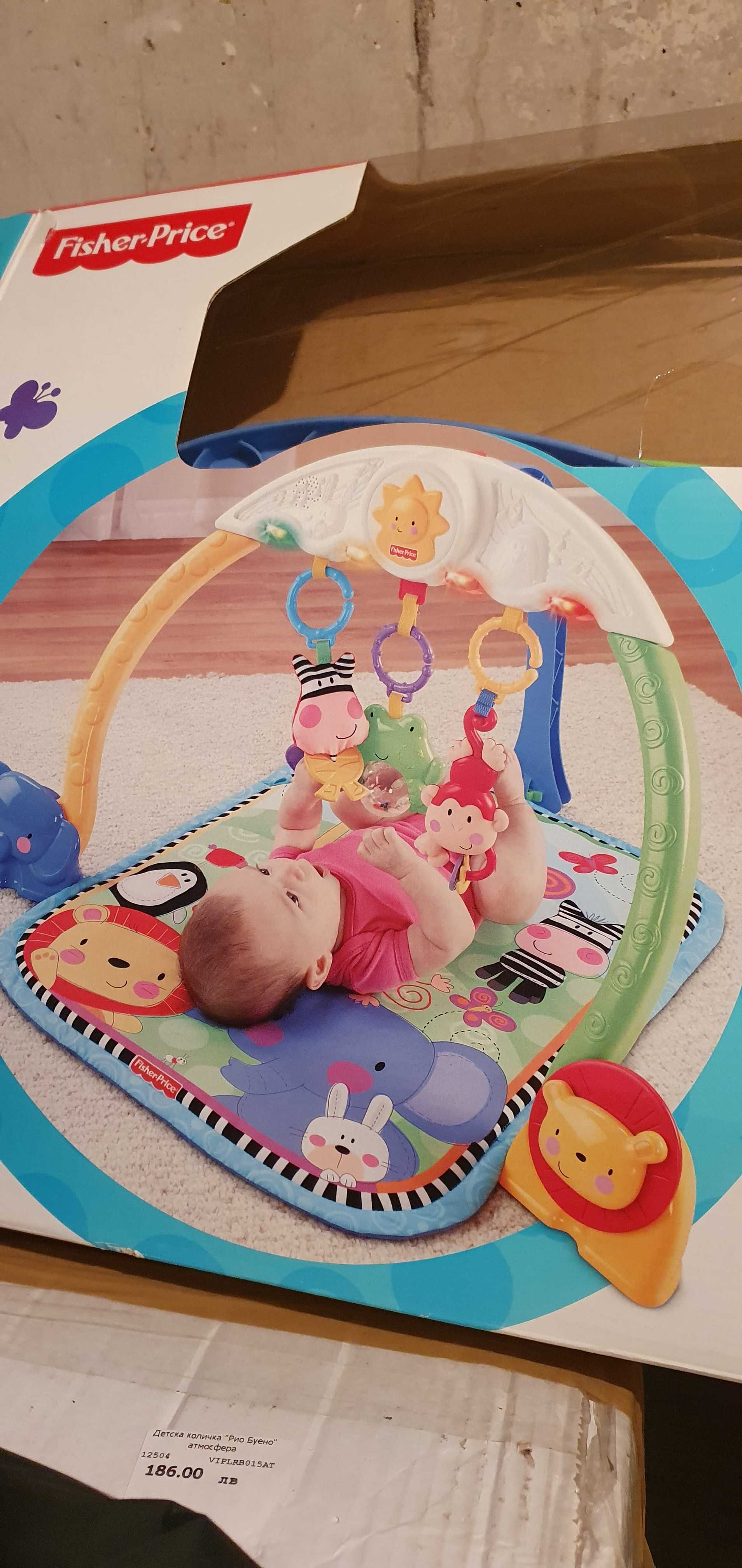 Продавам бебешка активна гимнастика Fisher Price