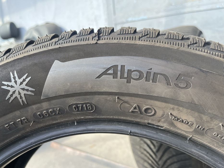 2 бр. зимни гуми 205/60/16 Michelin AO 6/7 mm DOT 0718