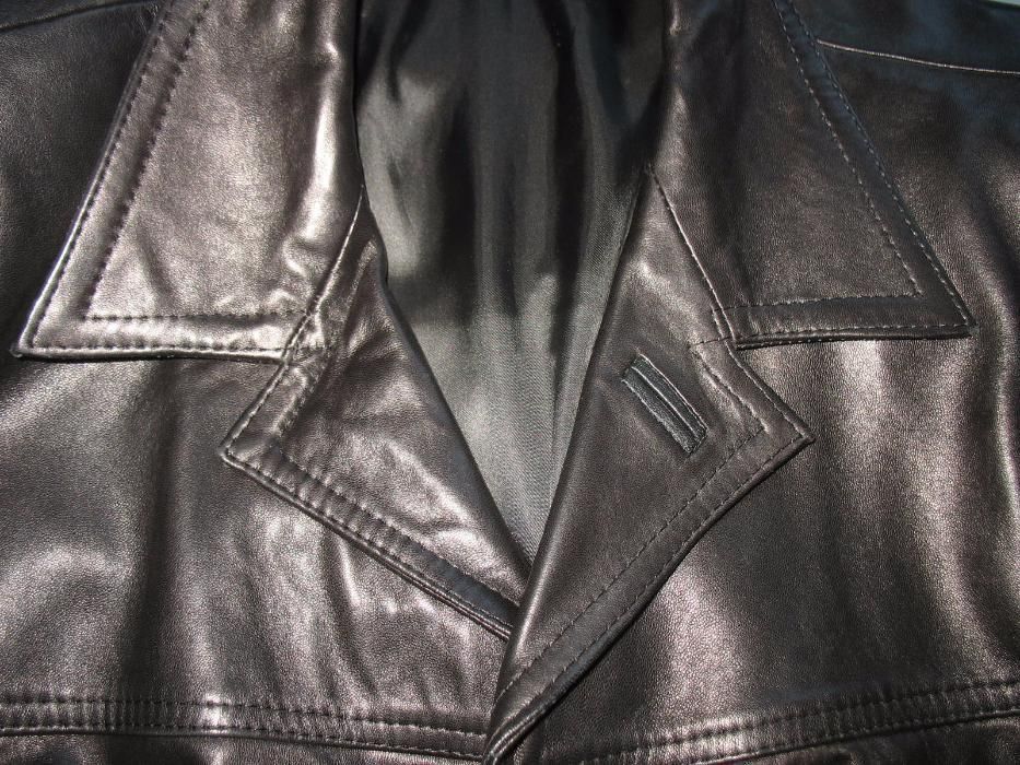 Haina din piele naturala piele de vitel deosebit barbatesc XL
